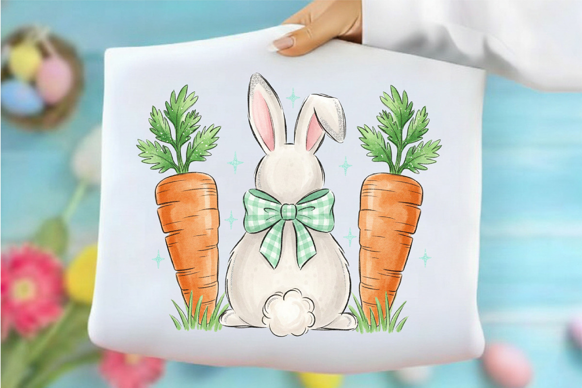 Coquette Easter Leopard Bunny PNG, an Illustration by Designking (Photo 2 of 6)