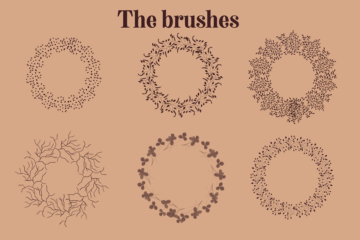 Flower Power Procreate Brushes, a Brush Add-On by Littlefield Design (Photo 7 of 9)