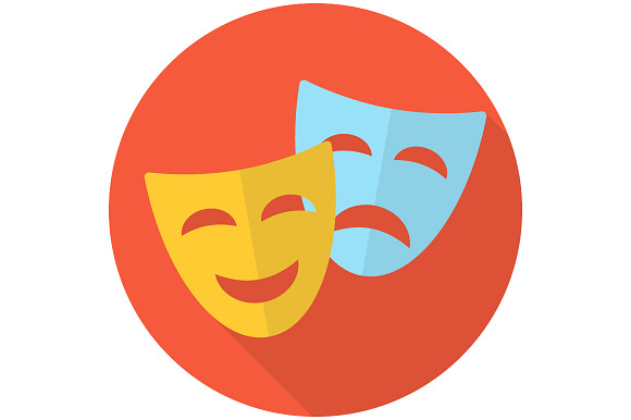 Comedy And Tragedy Theatrical Masks