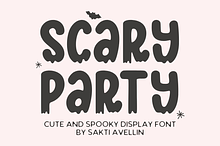 Scary Party - Spooky Display Font