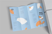 Quad Fold Vertical Flyer Mockups, an Advertising Mockup by megostudi0 (Thumbnail 5 of 6)