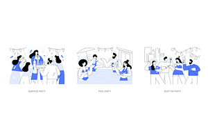 Birthday celebration isolated, a Person Illustration by Visual Generation