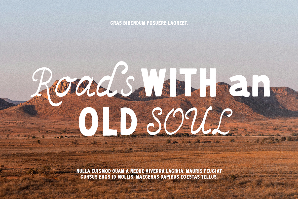 Nostalgic Vintage Retro Font Duo, a Sans Serif Font by Nonceni (Photo 2 of 14)