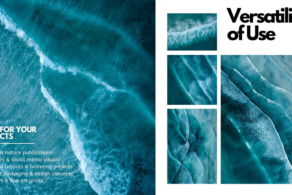 Ghostly Waves Abstract Aerial Ocean, a Nature Photo by Virgo Studio (Photo 5 of 6)