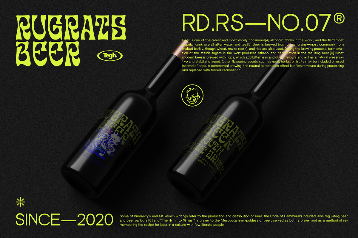 Rugrats font duo + badge, a Font by Tegh co. (Photo 7 of 16)