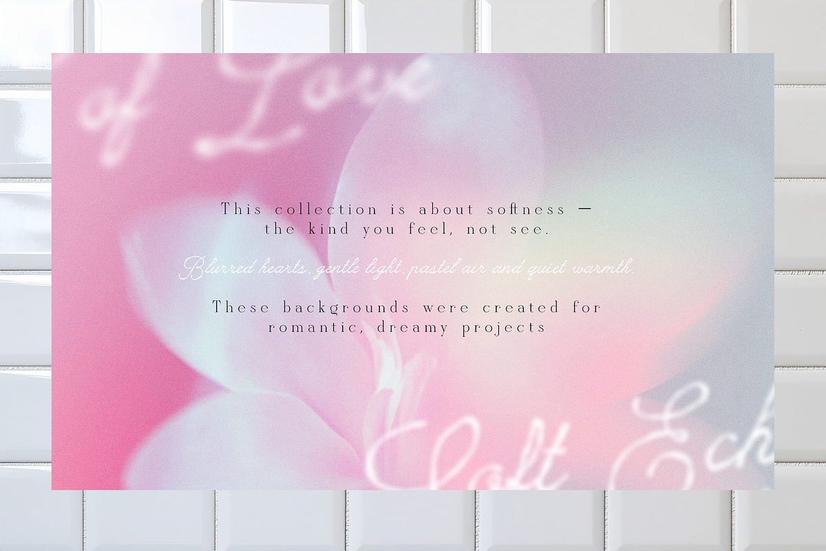 Soft Echoes of Love Backgrounds, a Background Graphic by Animoon (Photo 12 of 13)
