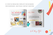 Lifestyle Squared Magazine Template, a Magazine Template by Creative Day (Thumbnail 2 of 7)