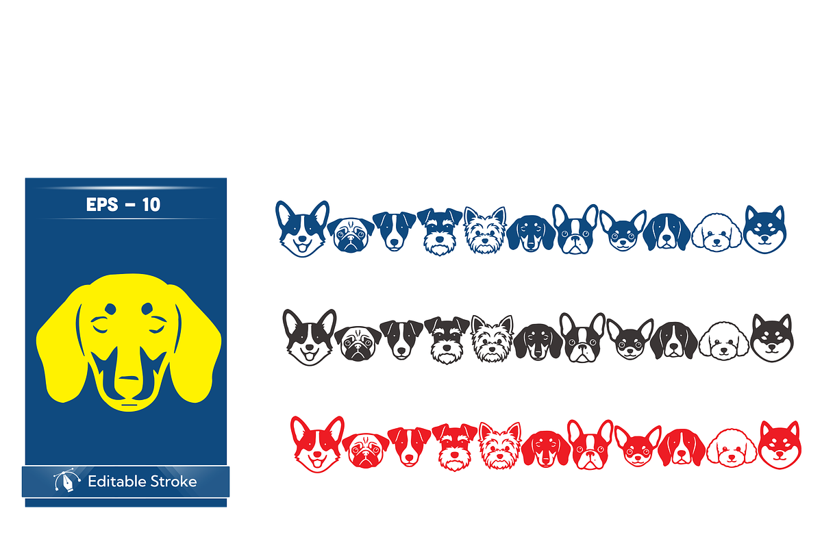 Adorable Pet Line Art Bundle, a Person Illustration by CarWrap design (Photo 2 of 3)