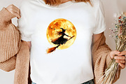 Full Moon Spooky Halloween Clipart, an Illustration by Canvas Craft (Thumbnail 5 of 7)
