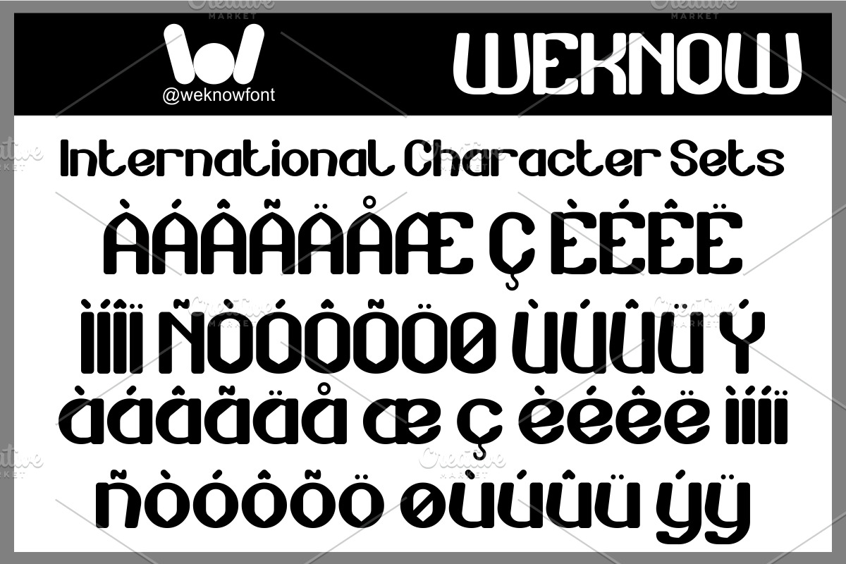 Quick Shot font, a Sans Serif Font by weknow (Photo 8 of 8)