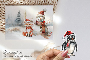 Winter Wonderland Christmas Animals