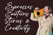 Mogary Overlay Bold Calligraphy Font, a Script Font by stylishtype.co (Thumbnail 5 of 20)