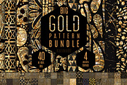 Big Gold Foil pattern bundle, a Pattern Graphic by KarinkaBU (Thumbnail 1 of 6)