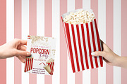 Popcorn watercolor clipart, a Food Illustration by Alena Sid (Thumbnail 4 of 13)