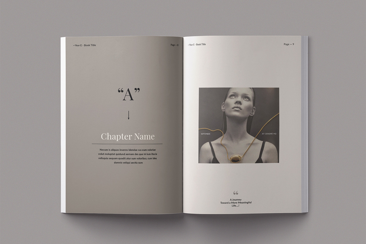 Digital E-Book Design Template, a Magazine Template by TemplateFolio-Shop (Photo 6 of 28)