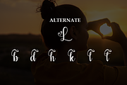 Hello Lovegirl | Script Font, a Handwritten Font by Scratchones (Thumbnail 8 of 9)