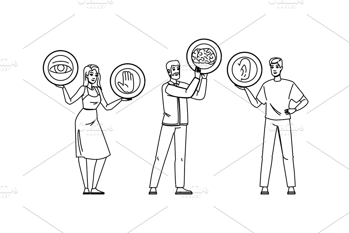 internet accessibility website, a Person Illustration by pikepicture