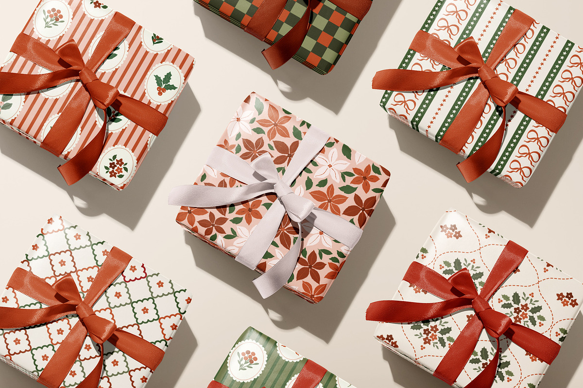 Traditional Christmas patterns, a Pattern Graphic by Cozy pattern shop (Photo 4 of 13)