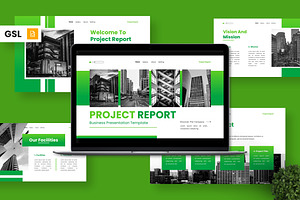 Project Report - Business GSL, a Presentation Template by Deepslide Studio