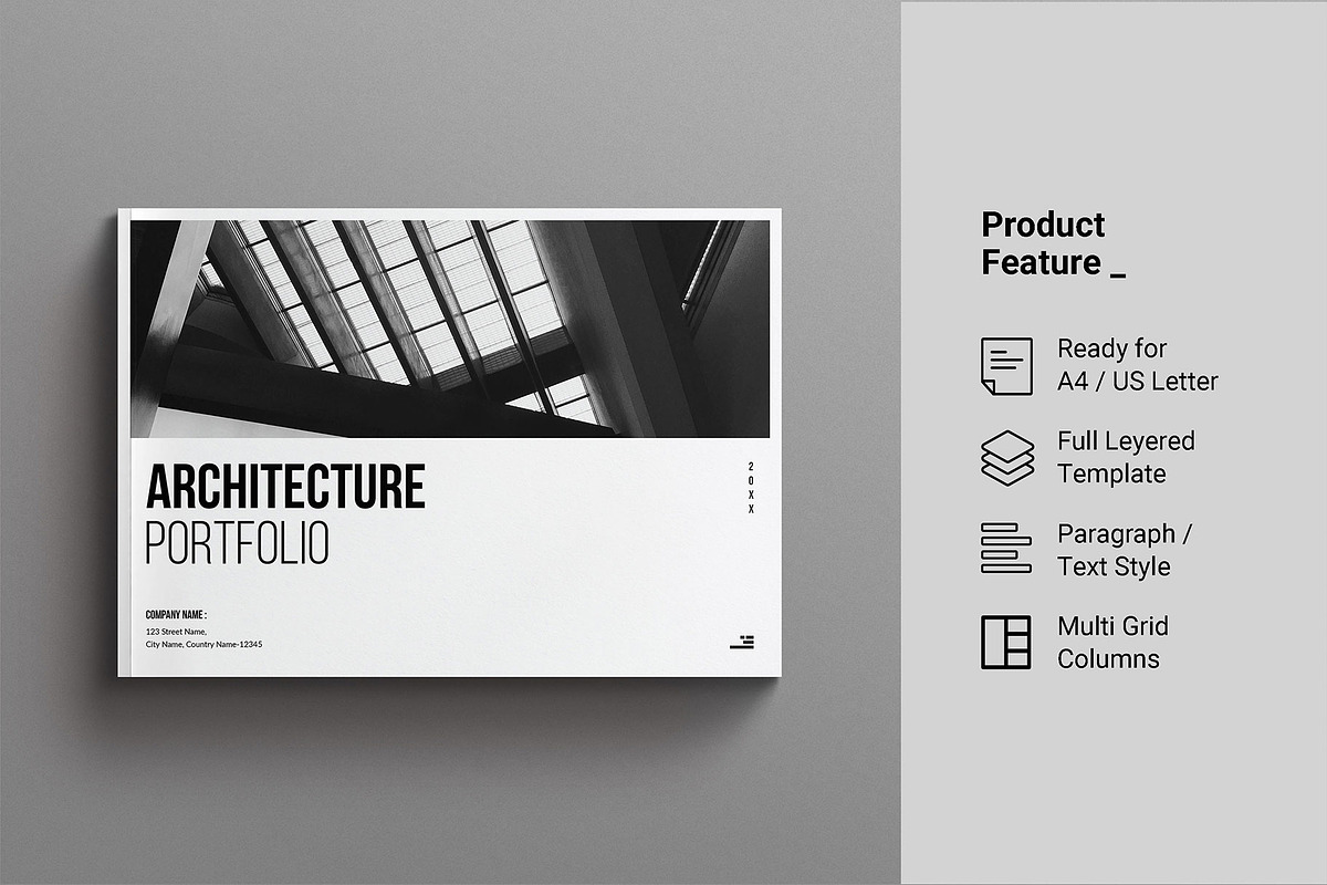Architecture Portfolio Template Land preview 2