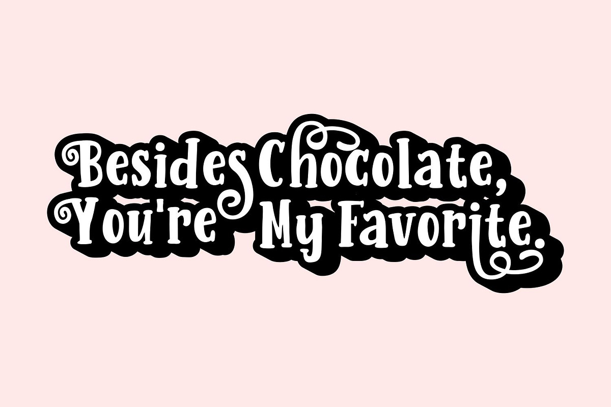 Bubble Sweety Cute Script Font, a Handwritten Font by WhymoreArt (Photo 5 of 8)