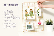 Adam and Eve - Watercolor Set, an Education Illustration by Tati Bordiu (Thumbnail 3 of 5)