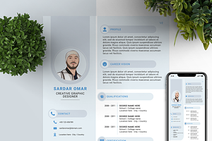 Minimal & Light Version CV Template