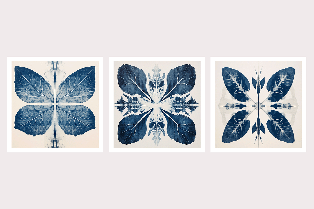 Cybo Collection · Cyanotype Botanics, a Texture Illustration by milatovar (Photo 4 of 19)