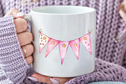 4th of July Pink Baby Nursery Clipar, an Illustration by Rose Art (Thumbnail 4 of 7)