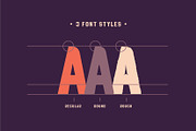 Brunch - A Font For The Whole Family, a Sans Serif Font by Wilsonkjc (Thumbnail 2 of 8)