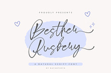 Besther Rusbery - Natural Font