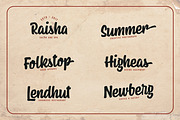 Housemate + Shilkmen Sans (Bonus), a Script Font by Runsell Studio (Thumbnail 2 of 6)