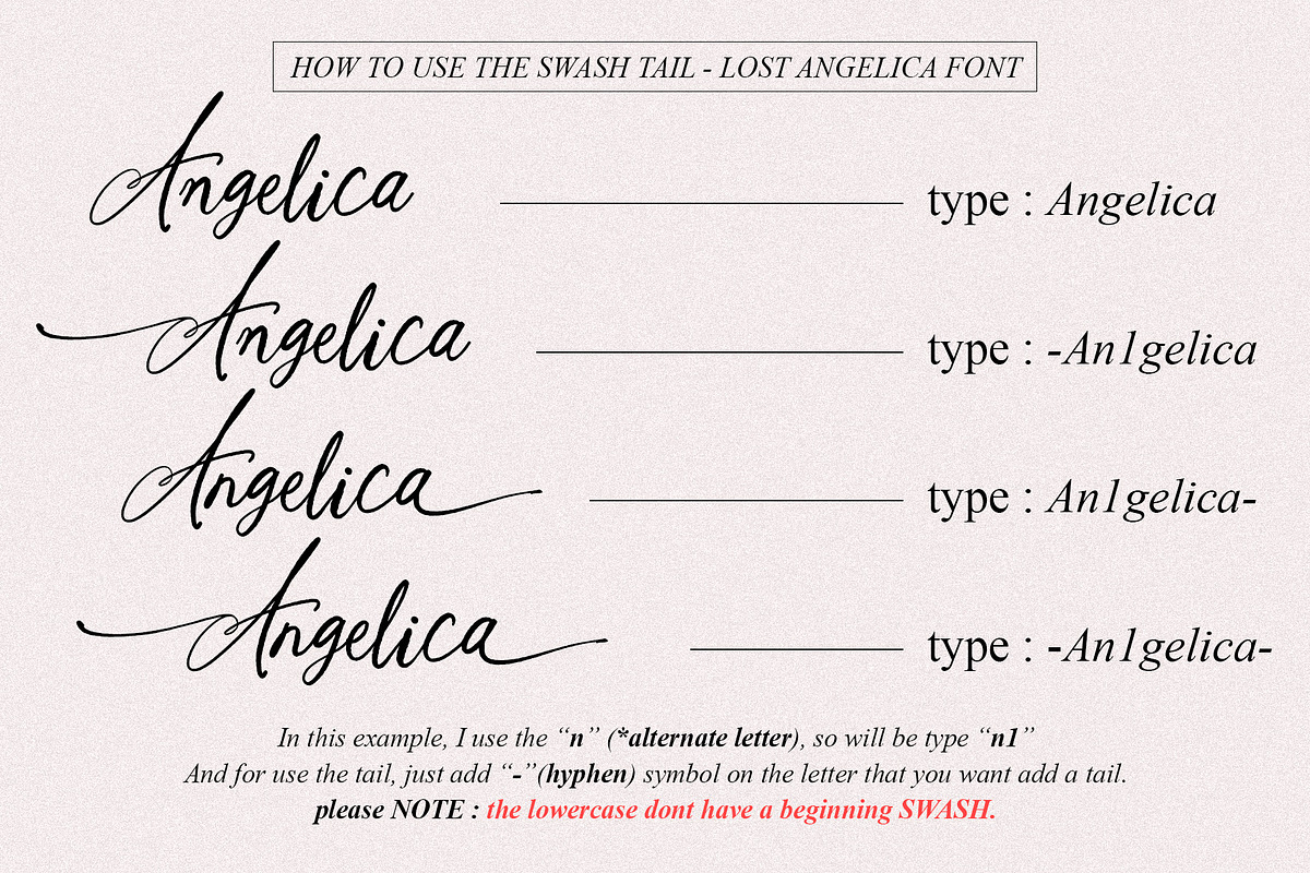 Lost Angelica - Pretty Handwritten, a Handwritten Font by Myn Type (Photo 13 of 13)