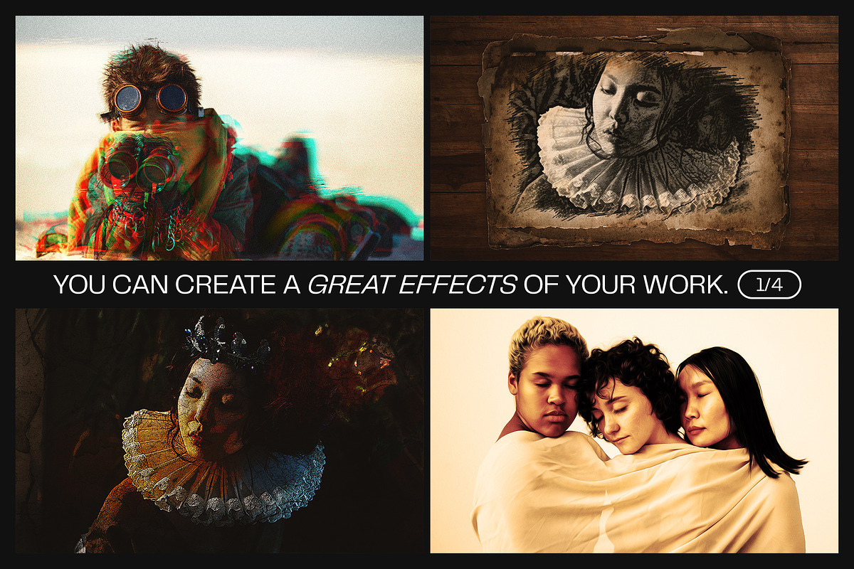 12 Photo Effect Templates, a Layer Style Add-On by iDoodle Studio (Photo 3 of 6)