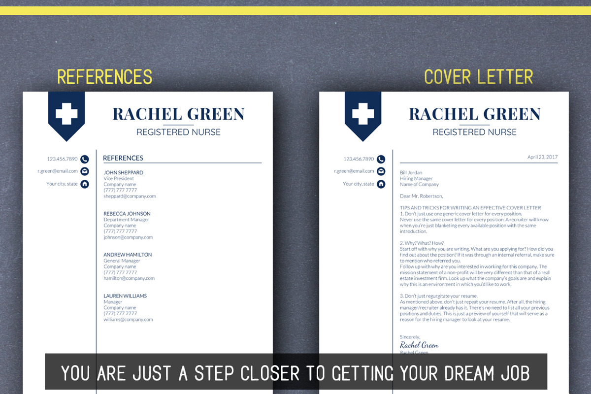 Medical RESUME Template Nurse Resume, a Resume Template by LevelUpResume (Photo 5 of 5)