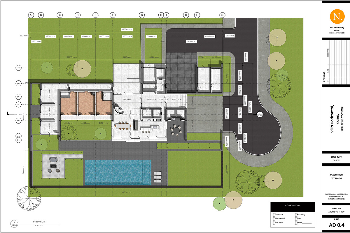 Villa Horizontal 3D, an Architecture 3D Model by Just Necessary (Photo 16 of 21)