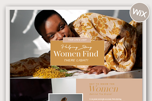 Wix Websit Template | Capture Light