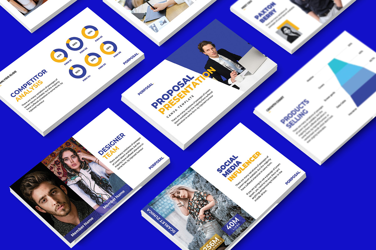 Proposal Canva Presentation, a Presentation Template by GraphicBerg (Photo 1 of 5)