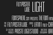 Film Poster Wide |3 fonts, a Sans Serif Font by Fontsphere (Thumbnail 2 of 3)
