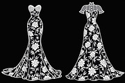 Fashion Dress Silhouette Bundle, an Illustration by BIPLOB EXPERT (Thumbnail 7 of 21)