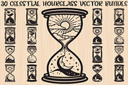 Celestial Sun Moon Hourglass Bundle, an Illustration by Gaye Art (Thumbnail 1 of 31)