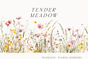 Waterolor Floral Borders Bundle, a Decorative Illustration by Lana Elanor (Thumbnail 64 of 97)