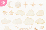 Hot Air Balloon Clipart, a Transportation Illustration by TitaLivingArt (Thumbnail 4 of 11)