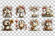 Fairy Garden PNG Clipart Watercolor, an Animal Illustration by Nicolle's Colorful Art (Thumbnail 4 of 4)