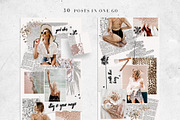 Glam Instagram Puzzle, a Social Media Template by Marie T (Thumbnail 2 of 8)