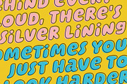 Cloud Bunch - Playful Display Typefa, a Handwritten Font by Four Lines Std. (Thumbnail 9 of 11)