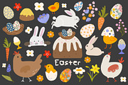 Easter Clipart Collection, a Decorative Illustration by Luamor (Thumbnail 2 of 17)