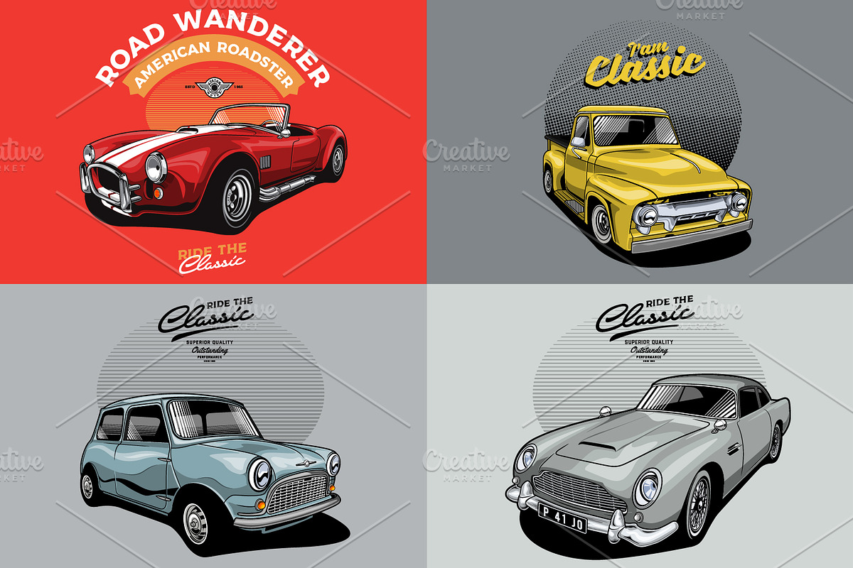 Ultimate Cars Collection, a Transportation Illustration by The BolzStudio (Photo 23 of 50)