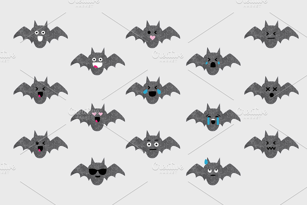 Halloween Emojis MegaPack, an Emoji Icon by Kanga & Moose (Photo 3 of 6)