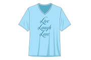 T-Shirt/V-Neck Shirts - Template, a Shirt Mockup by Mark Anthony Media (Thumbnail 3 of 4)